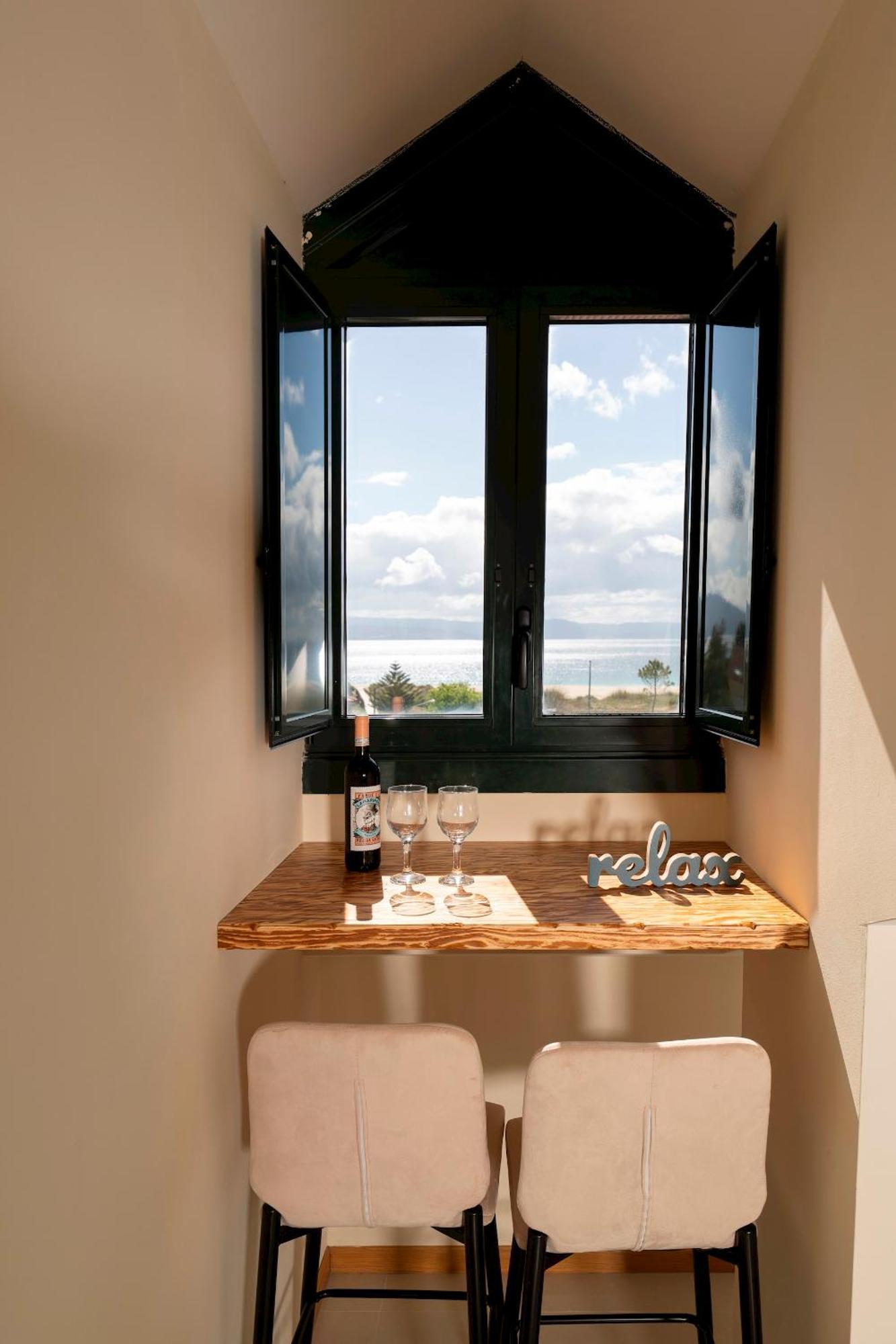 Apartamento Lura De Fisterra Playa De Langosteira En Finisterre Con Vistas Al Mar San Martín de Arriba Buitenkant foto
